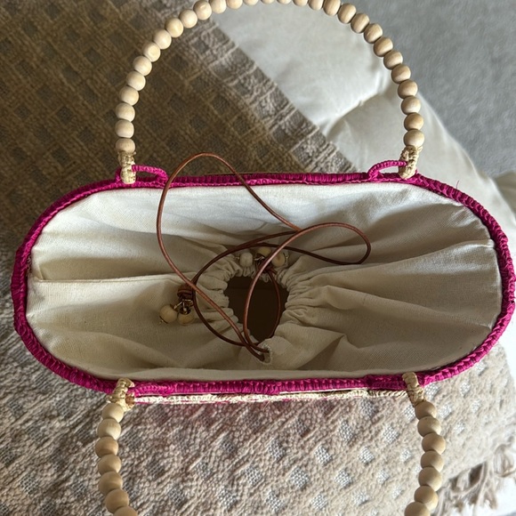 REVOLVE x Mercedes Salazar Vamos A La Playa Raffia Woven Bag - Picture 7 of 7